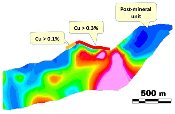 Peru-0006-Mining-Property-chargeability-anomaly-map